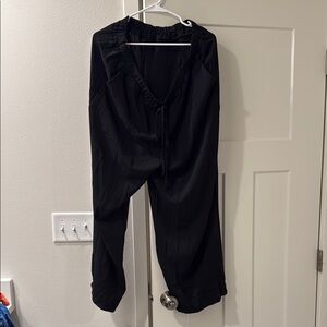 SHEIN Black Wide Leg Pants Relaxed Fit